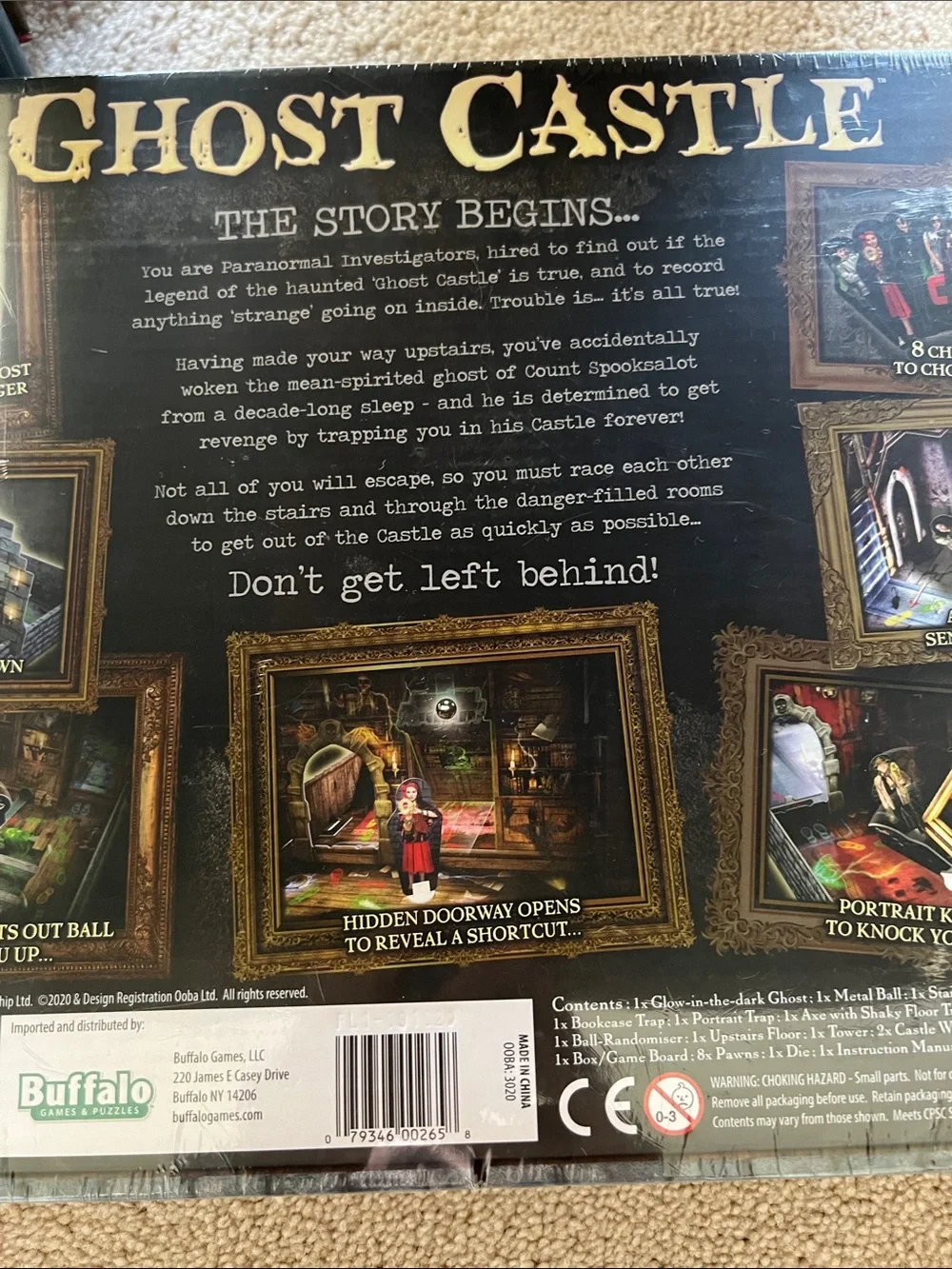 NEW sealed Ghost Castle Board Game by Buffalo Games
